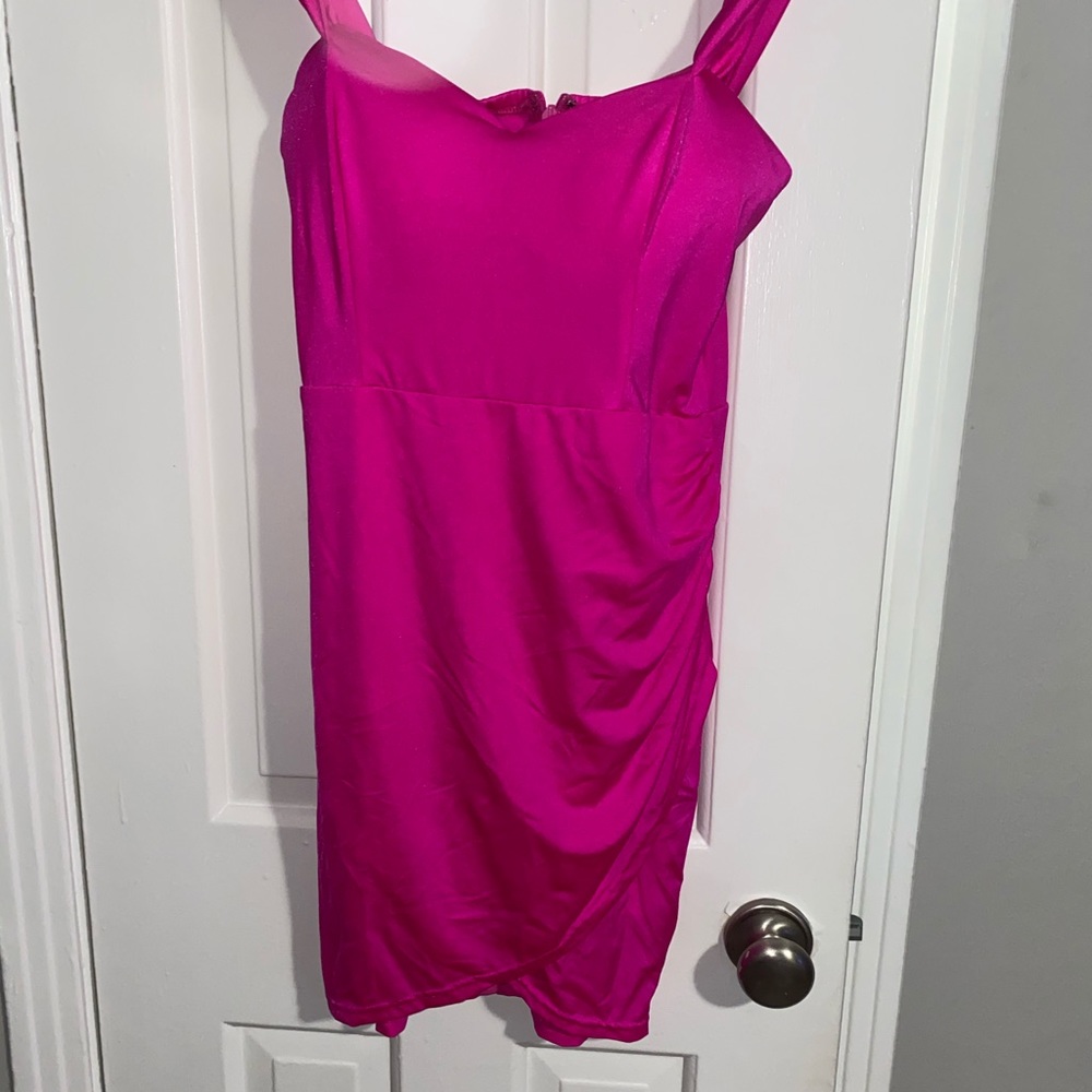 Off shoulder mini dress